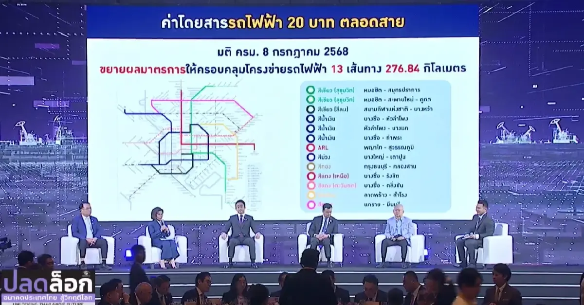 มนพร ลั่นรถไฟฟ้า 20 บาทตลอดสายเกิดแน่ในรัฐบาลนี้ ลุยใช้ EV ปลดรถเมล์เก่าแก่