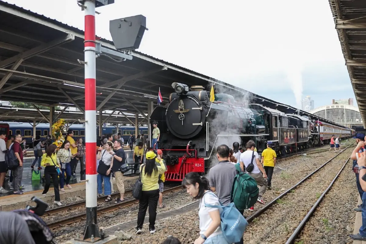 เปิดเดินรถจักรไอน้ำ กทม.-อยุธยา เฉลิมพระชนมพรรษา พระเจ้าอยู่หัว