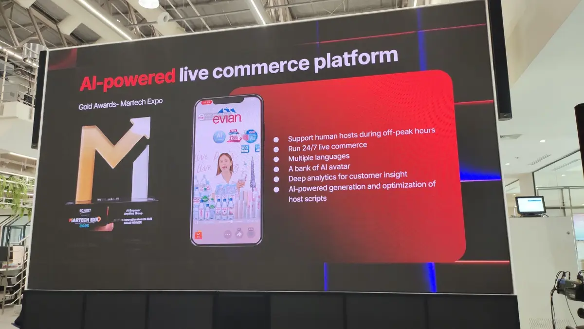 มิติใหม่อีคอมเมิร์ซไทย! ไลฟ์ขายของได้ 24 ชม. ด้วย AI จาก AnyLive