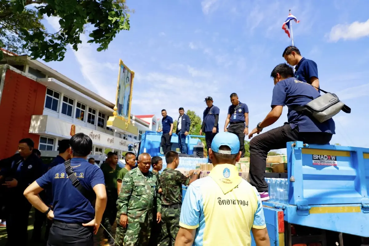 การท่าเรือฯ มอบสิ่งของจำเป็น เสริมทัพทหารค่ายสุรนารี