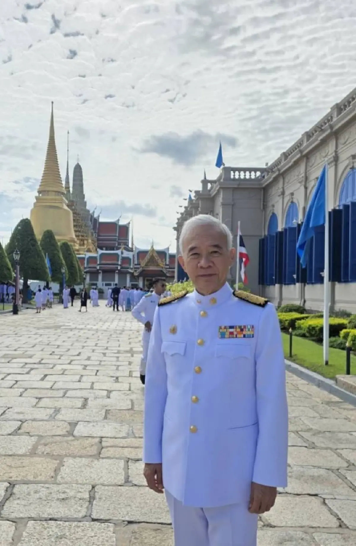 สุวัจน์-เทวัญ พร้อมคณะถวายพระพร สมเด็จพระพันปีหลวง 12 ส.ค.