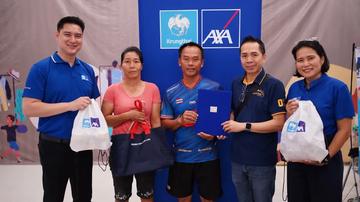 กรุงไทย–แอกซ่า จัดกิจกรรมสุขภาพฟรี ช่วยเหลือผู้ประสบอุทกภัย