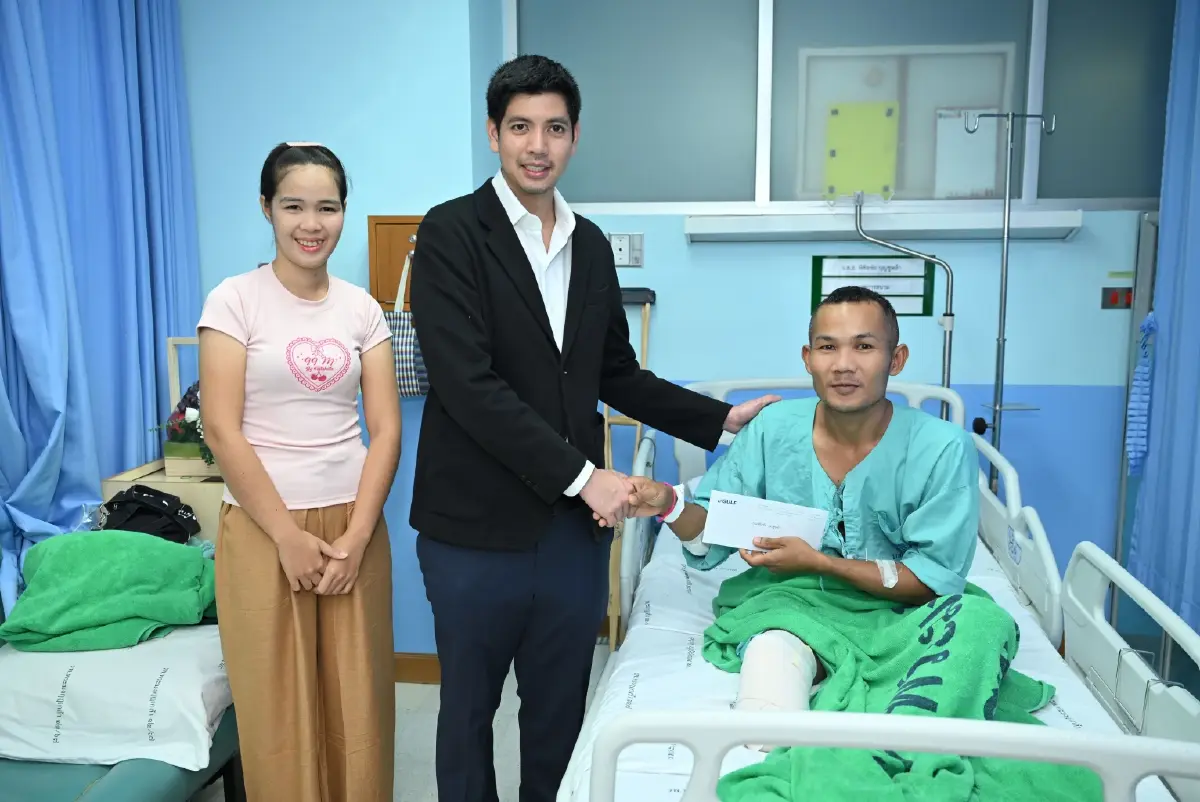 GULF มอบเงิน 2 ล้านบาท เยียวยา 2 ทหาร เหยียบทุ่นระเบิดที่ชายแดนไทย-กัมพูชา