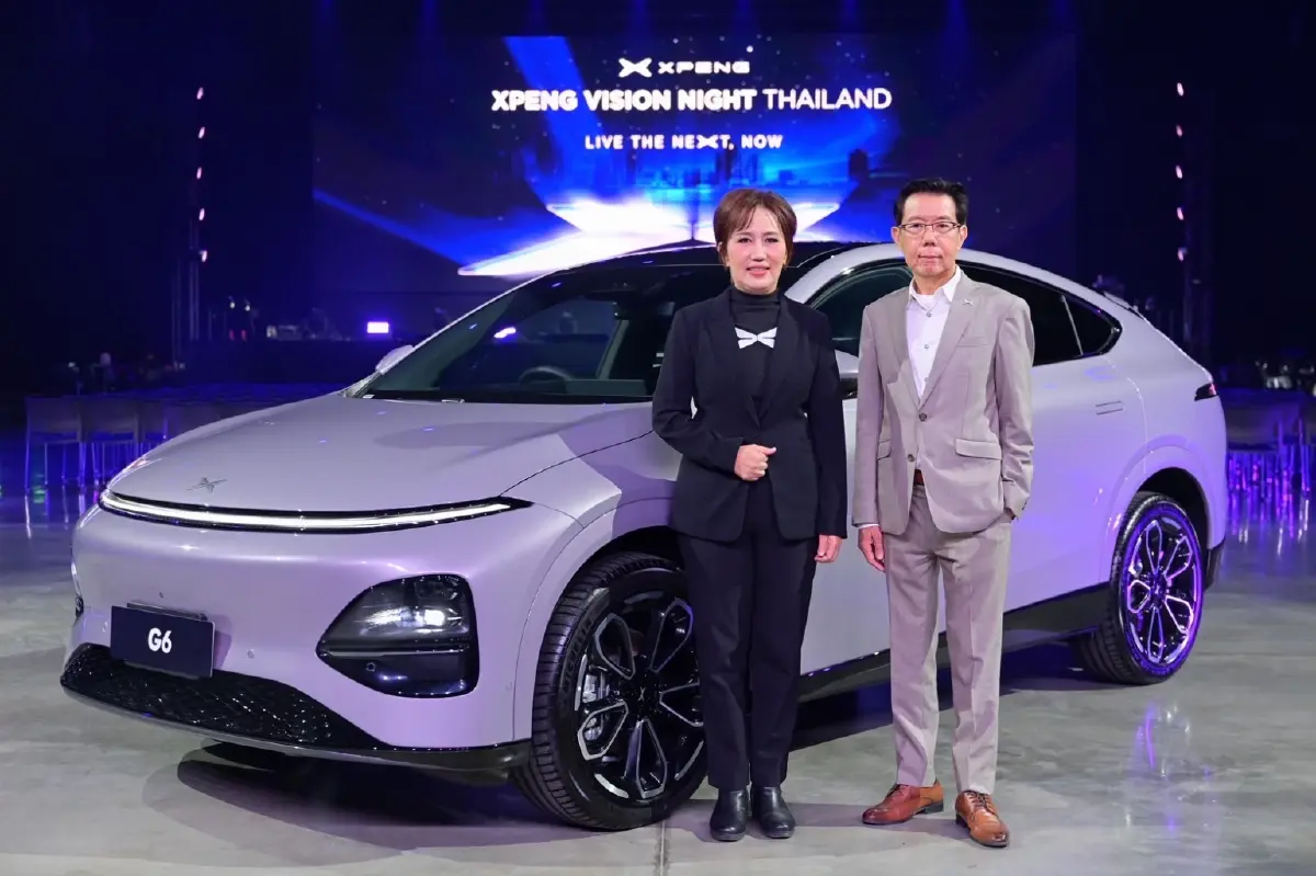XPENG VISION NIGHT เปิดตัว New G6 SUV ไฟฟ้า พร้อมหุ่นยนต์ IRON สุดล้ำ