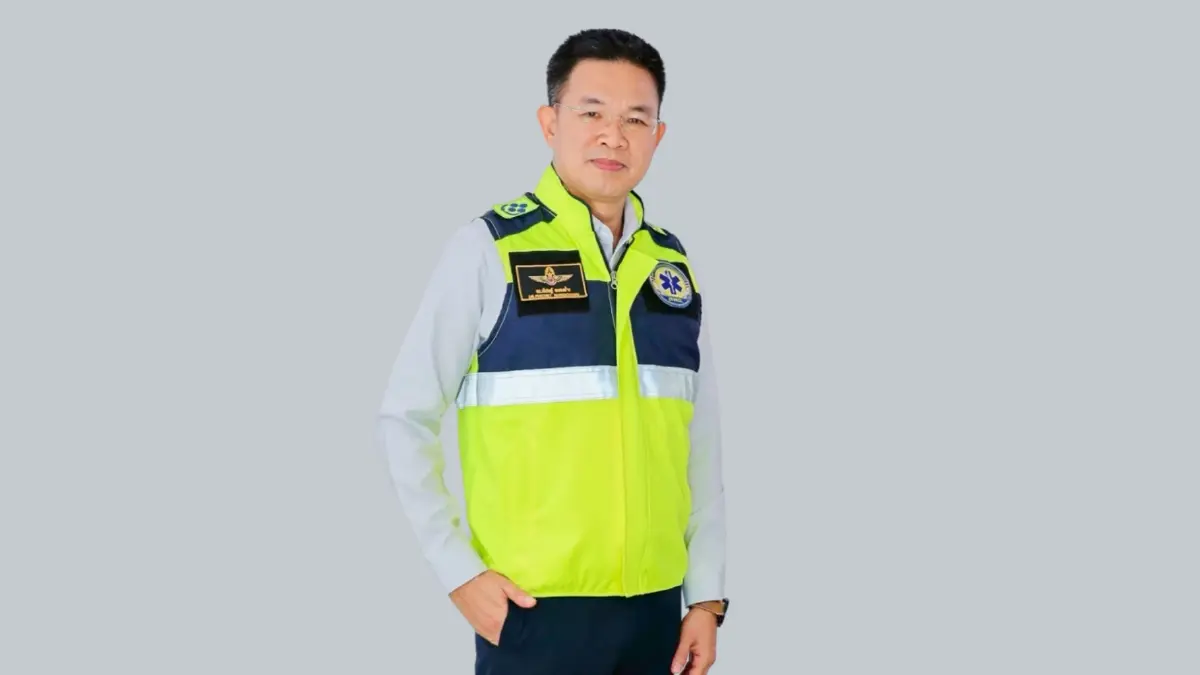  ดร.พิเชษฐ์ หนองช้าง เลขาธิการสถาบันการแพทย์ฉุกเฉินแห่งชาติ (สพฉ.)