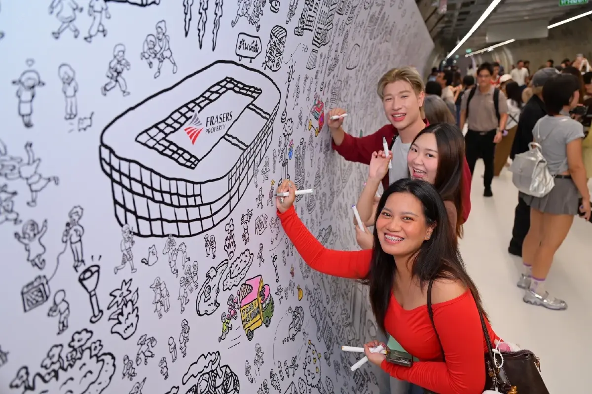 ระบาย(สี) ให้ใจสบาย เปลี่ยนอุโมงค์เมืองเป็น "พื้นที่ความรู้สึก"