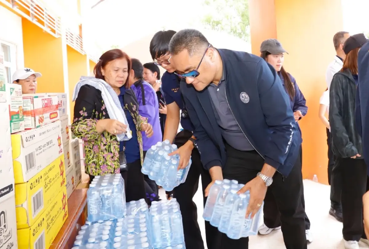 การท่าเรือฯ ส่งมอบกำลังใจให้ทหาร-ประชาชนชายแดน จ.อุบลราชธานี