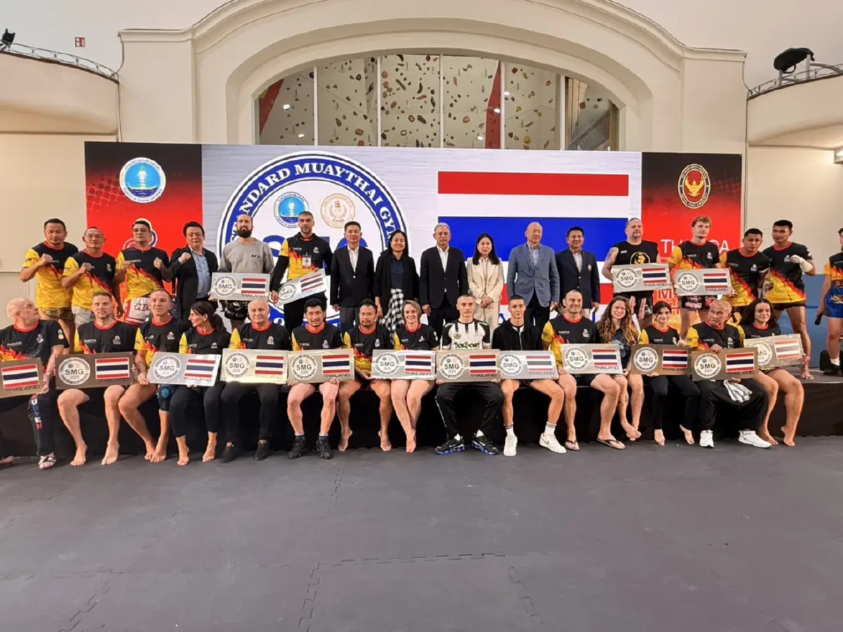 มวยไทยดังไกล! ชาวเยอรมันร่วมคลาสพิเศษคึกคักที่มิวนิก