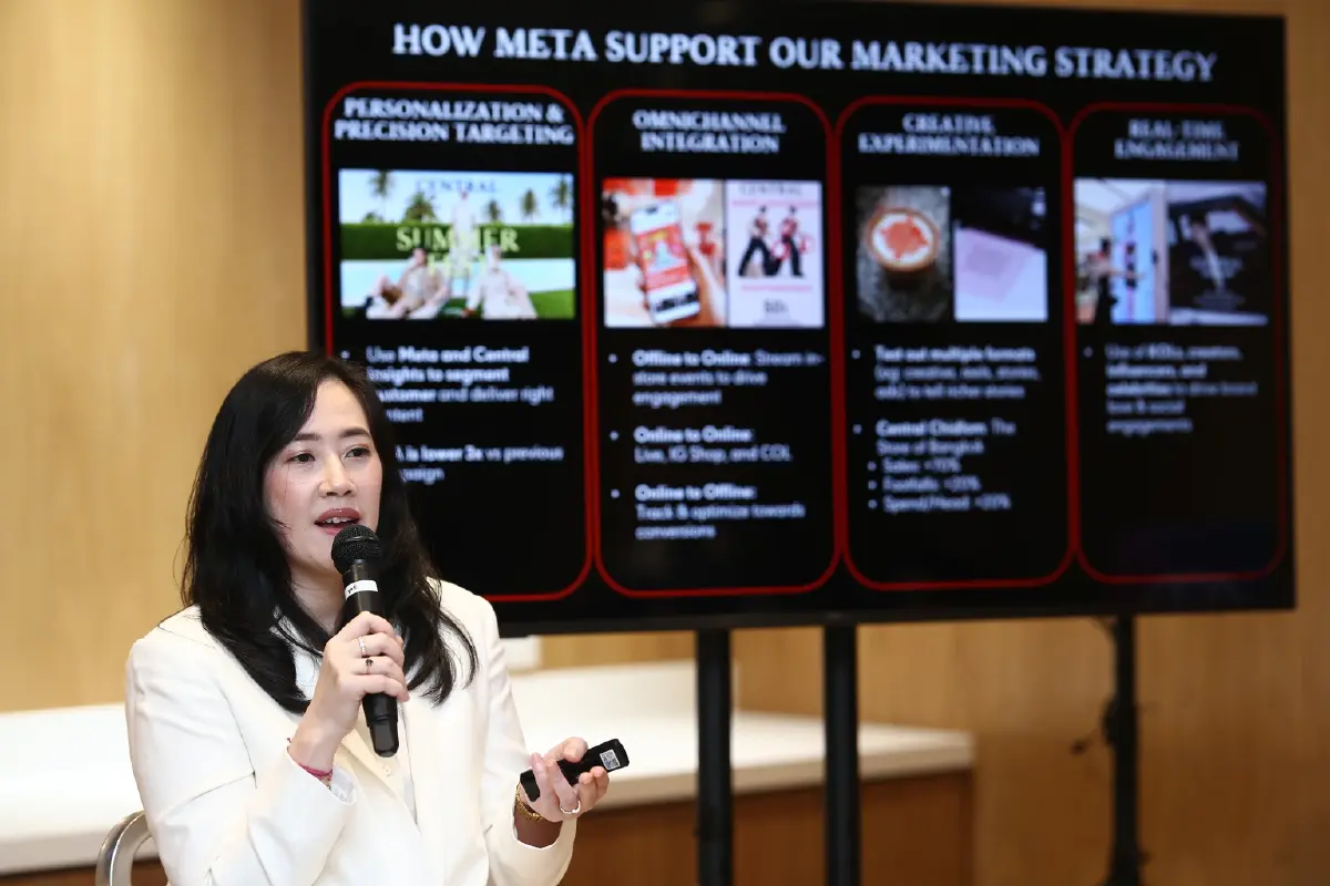 เซ็นทรัลจับมือ Meta พลิกเกมค้าปลีกด้วย AI ดันยอดขายโตกว่า 5 เท่า
