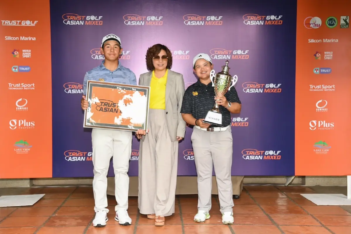 “โปรปลายผงาด! ซิวแชมป์ที่ 45 กอล์ฟผสมเอเชียน มิกซ์” รับ 7.5 แสนบาท
