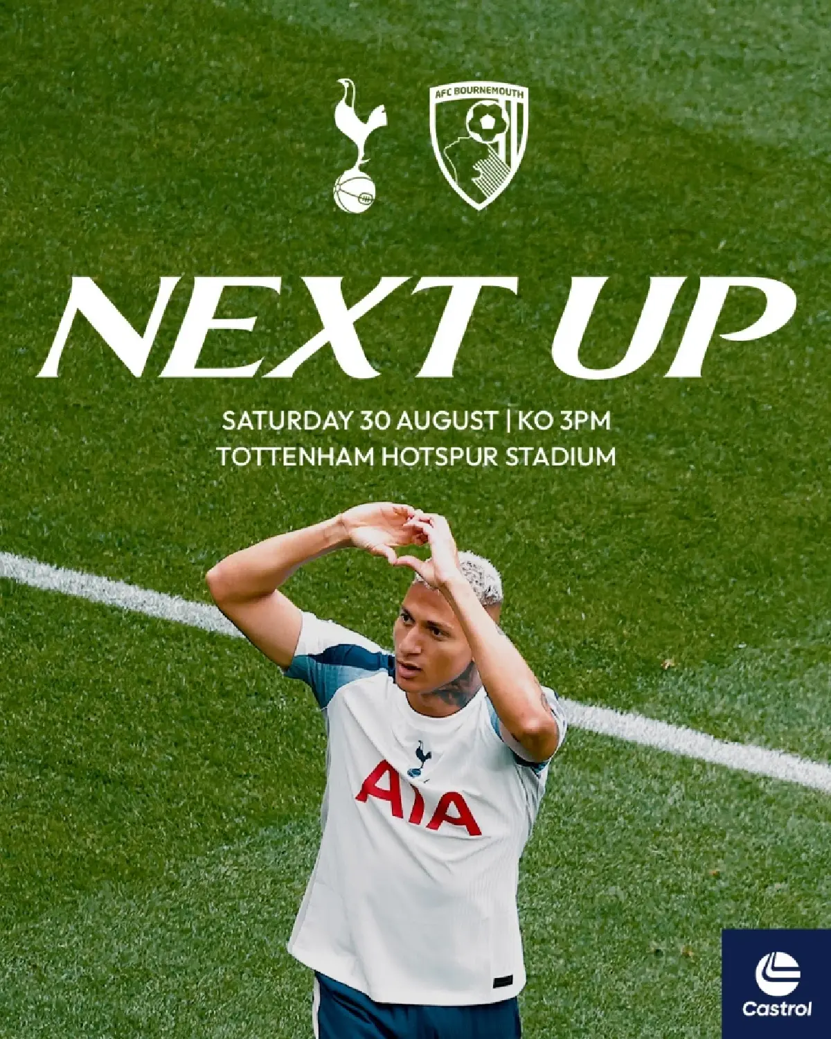 ดูบอลสด ถ่ายทอดสด สเปอร์ส พบ บอร์นมัธ พรีเมียร์ลีก วันนี้ 30 ส.ค.68