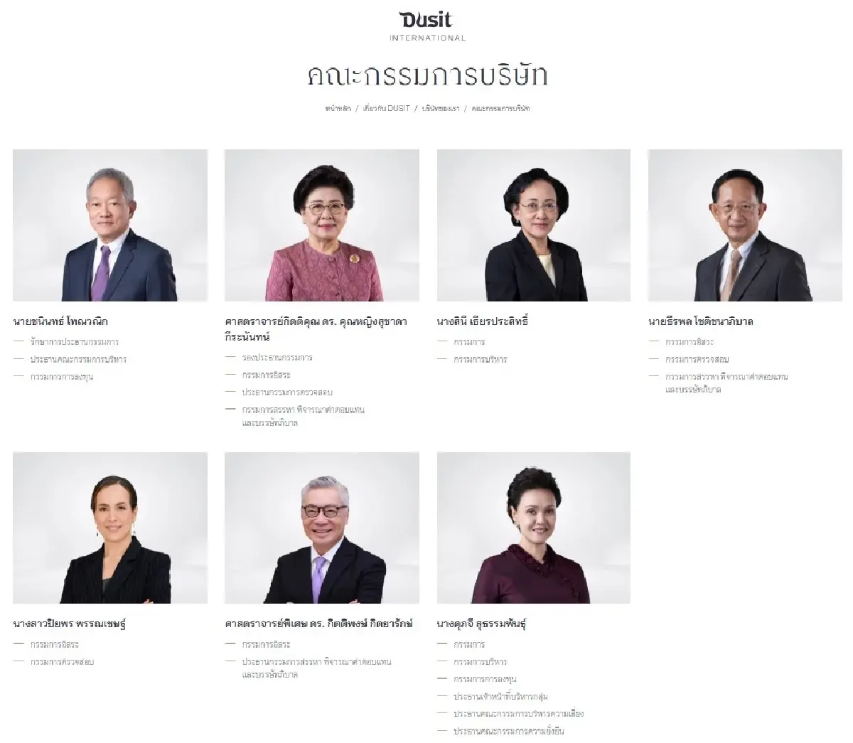 เว็บไซต์ ดุสิตธานี