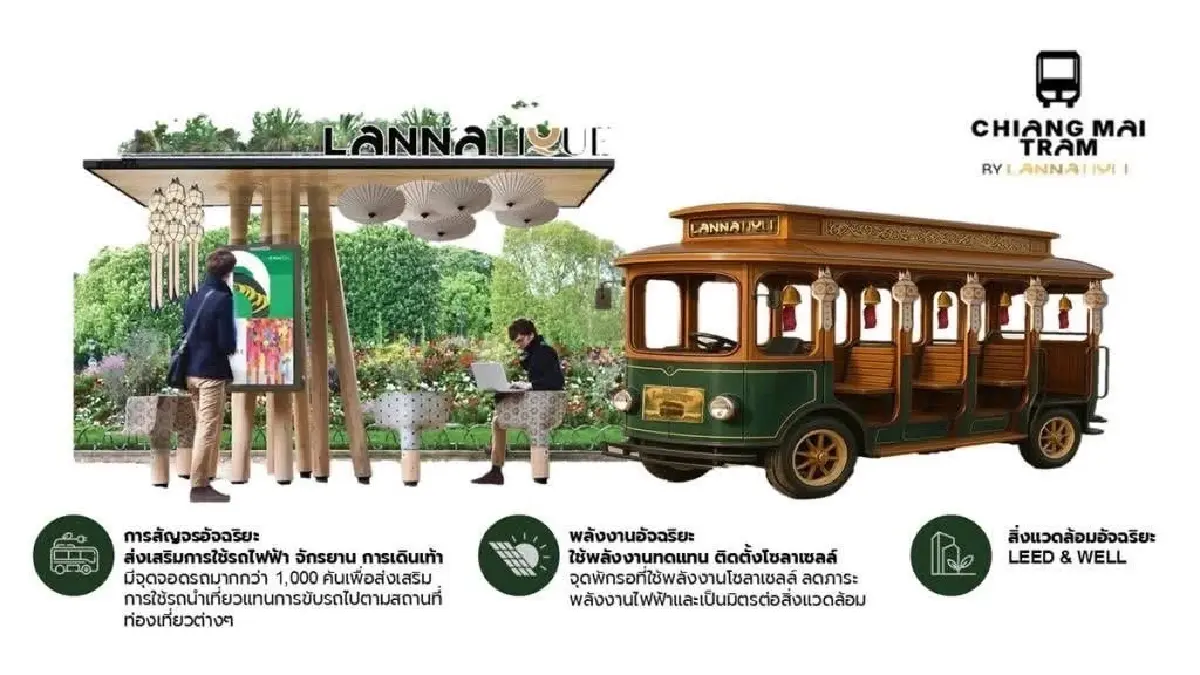 เชียงใหม่เปิดตัวรถแทรมไฟฟ้าแห่งแรก หนุนเที่ยวยั่งยืนระดับโลก