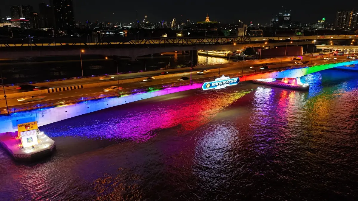 วันแม่ 68 ปักหมุด 12 จุดชมไฟสะพานข้ามแม่น้ำเจ้าพระยา เช็กเลย!