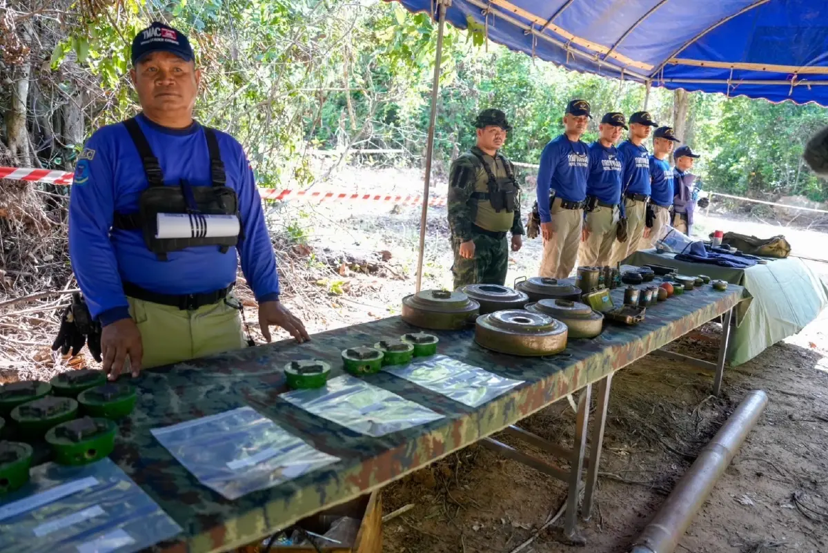 ทบ. เผยหลักฐาน 8 ประเด็น มัด 'กัมพูชา' ใช้ทุ่นระเบิดโจมตีชายแดนไทย
