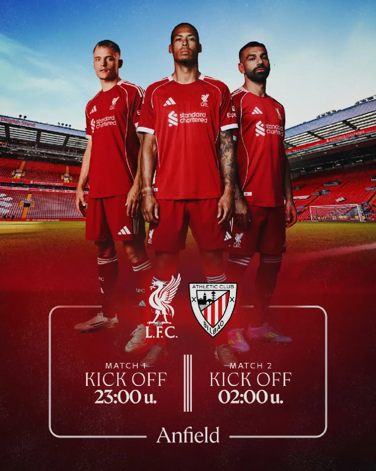 LIVE ถ่ายทอดสด ลิเวอร์พูล พบ บิลเบา ฟุตบอลอุ่นเครื่อง วันนี้