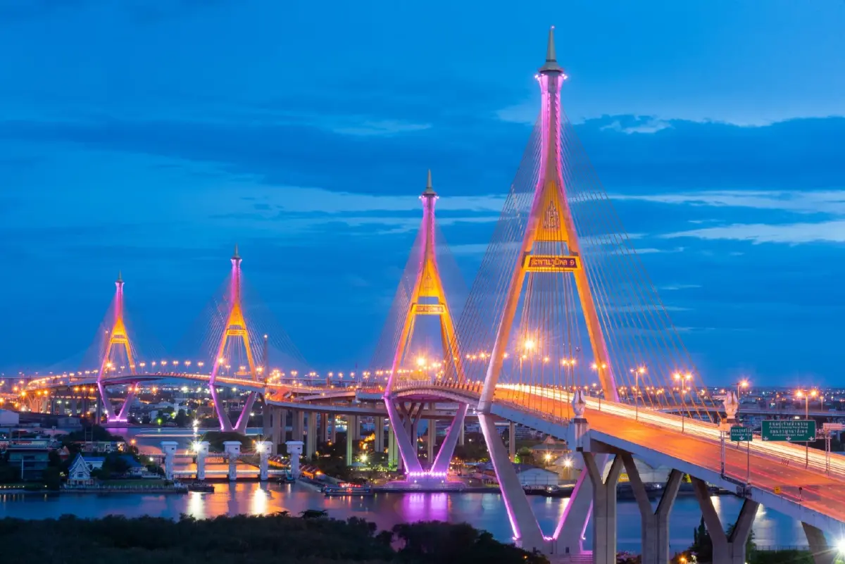 วันแม่ 68 ปักหมุด 12 จุดชมไฟสะพานข้ามแม่น้ำเจ้าพระยา เช็กเลย!