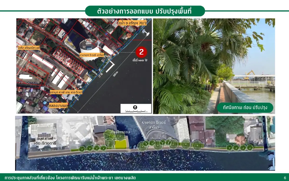 คืนพื้นที่สาธารณะ! บางพลัดเตรียมมีแลนด์มาร์คใหม่ ริมเจ้าพระยา