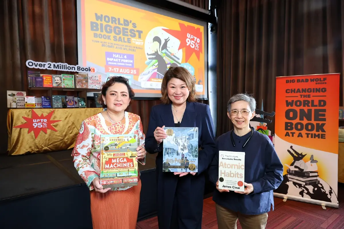 สวนกระแสดิจิทัล! Big Bad Wolf ชี้ "หนังสือเล่ม" คือเซฟโซนคน Gen Z