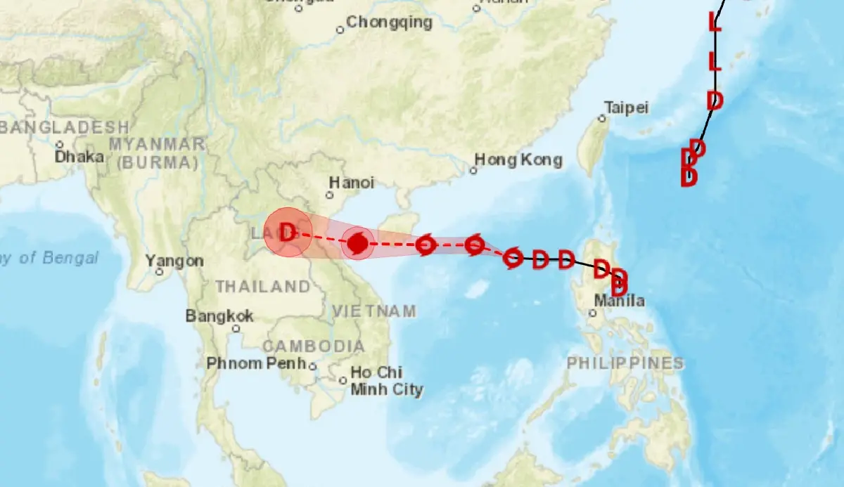 เตือนพายุ “คาจิกิ” ทวีกำลังแรง ฝนหนักถึงหนักมากทั่วไทย 24-27 สค.