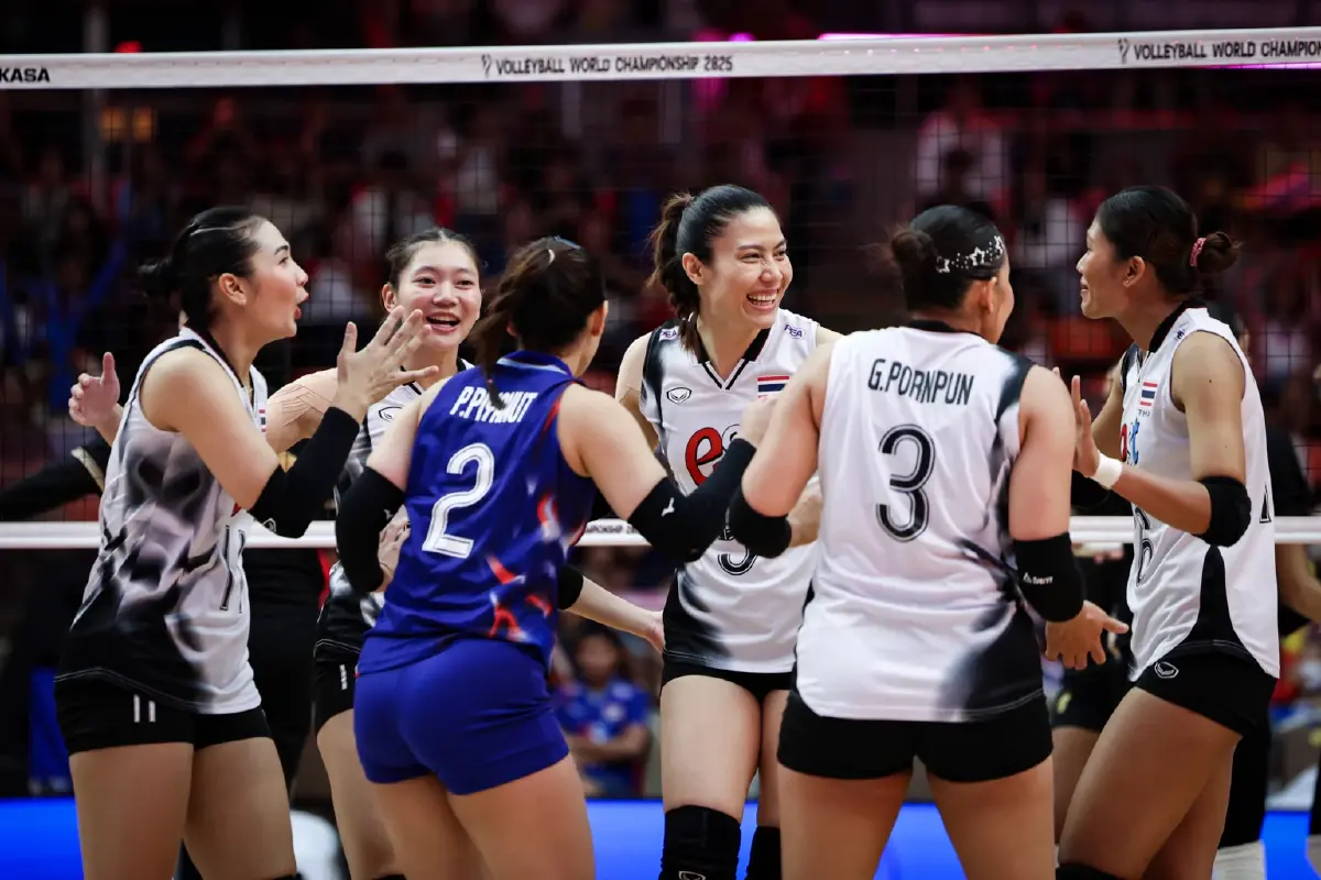 ผลวอลเลย์บอลหญิงชิงแชมป์โลก ไทย ประเดิมชัยเหนือ อียิปต์ 3-1 เซต