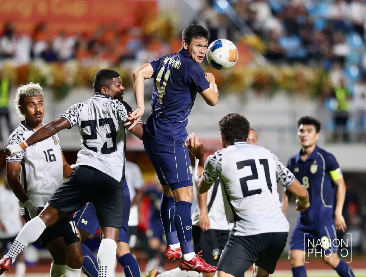 ผลบอล ไทยถล่มฟิจิ 3-0 ทะลุชิงอิรัก ศึกคิงส์คัพ ครั้งที่ 51