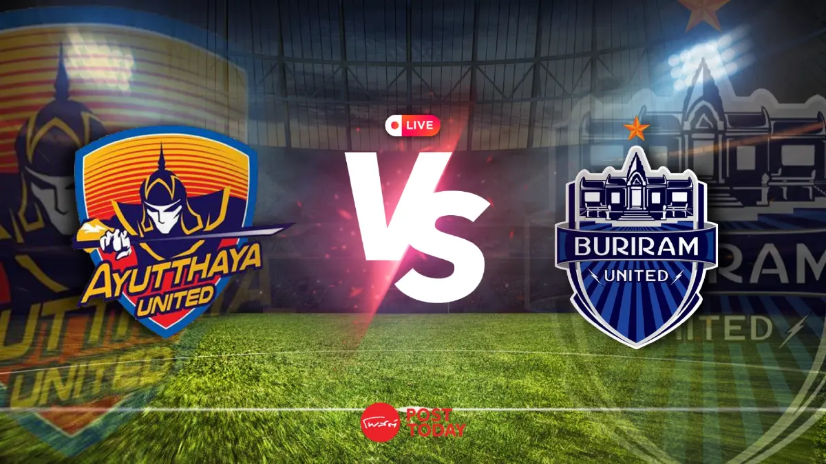LIVE ถ่ายทอดสด อยุธยา พบ บุรีรัมย์ ยูไนเต็ด ไทยลีก วันนี้ 27 ก.ย.68