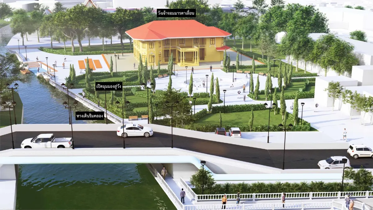 กทม.เดินหน้าปลุกชีวิตคลองสามเสน เชื่อมสกายวอล์กราชวิถี