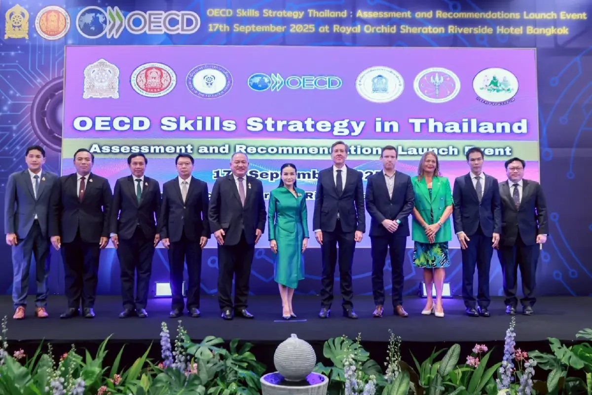 “รมว.นฤมล”นำ ศธ.ร่วมมือ OECD มุ่งพัฒนาทักษะคนไทย สร้างแรงงานคุณภาพ