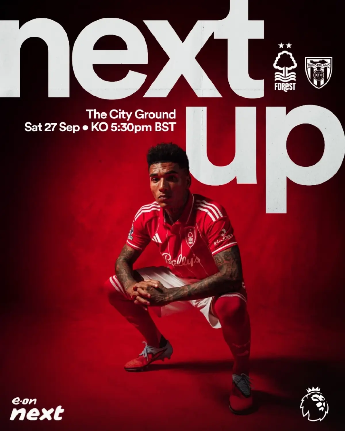 ถ่ายทอดสด ฟอเรสต์ พบ ซันเดอร์แลนด์ พรีเมียร์ลีก วันนี้ 27 ก.ย.68