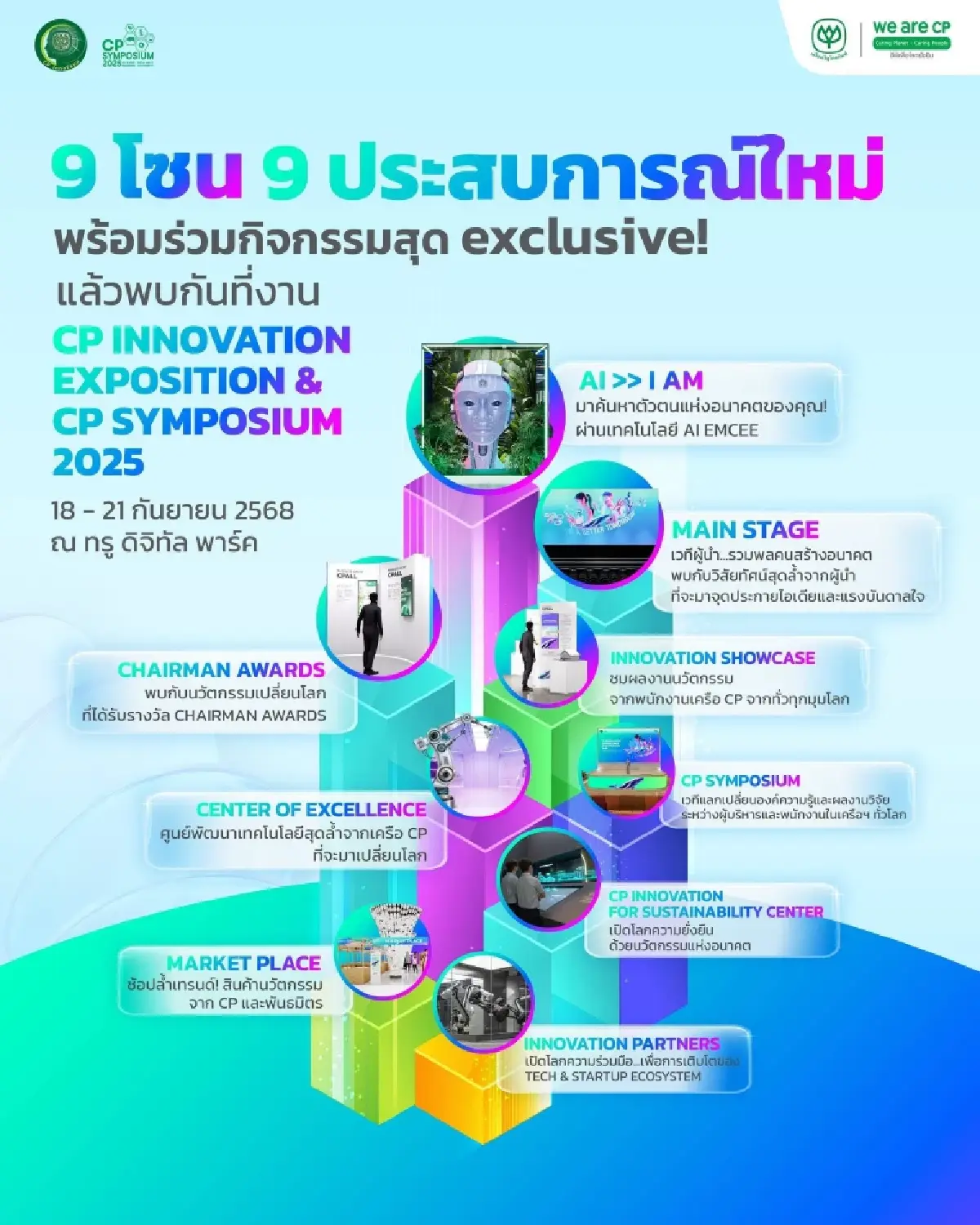 ซีพีจัดงาน CP Innovation 2025 โชว์นวัตกรรมจากปลาทับทิมถึงหุ่นยนต์ AI