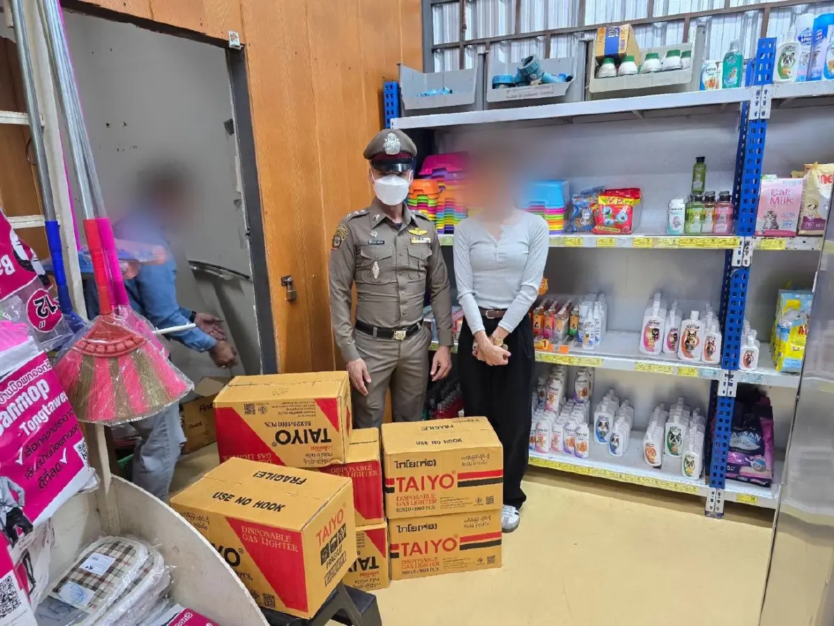 CIB ยึด &quot;ไฟแช็กเถื่อน&quot; ยี่ห้อดัง เตือน! อันตรายเสี่ยงระเบิด