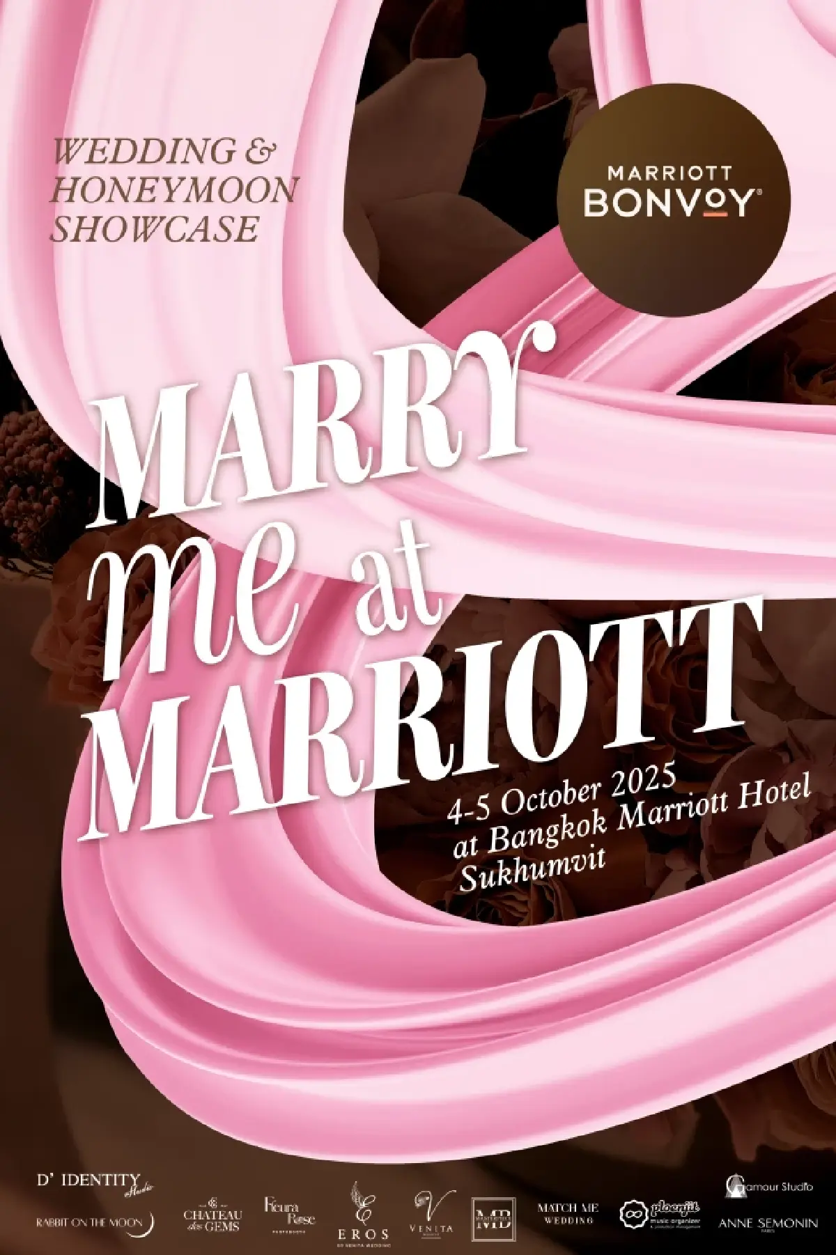 งานเวดดิ้งแฟร์ “Marry Me at Marriott” กลับมาอีกครั้งเพื่อจุดประกายแรงบันดาลใจให้แก่คู่รักที่กำลังวางแผนงานวิวาห์ในประเทศไทย
