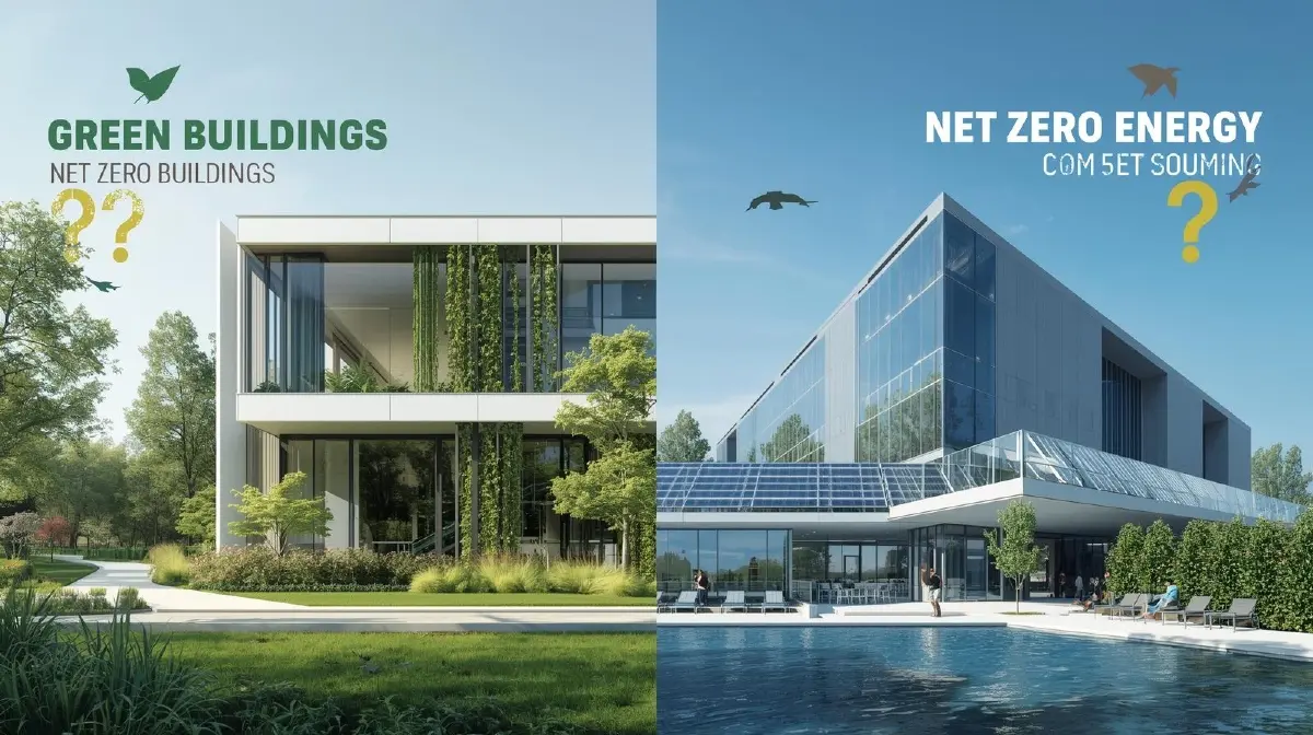 เทียบชัดๆ อาคารเขียว VS. อาคารพลังงานเป็นศูนย์ ต่างกันตรงไหน?