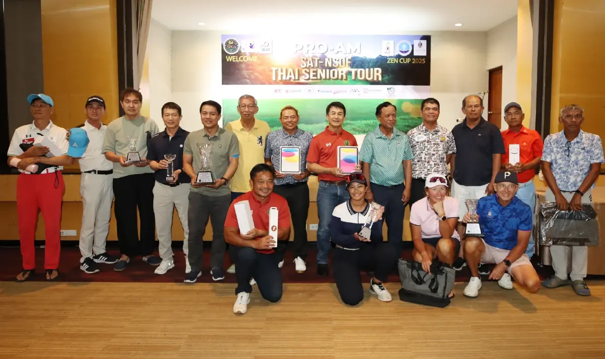 "โปรโอ่ง" นำทีม SPGA4 ซิวแชมป์โปร-แอม ศึกกอล์ฟซีเนียร์ทัวร์
