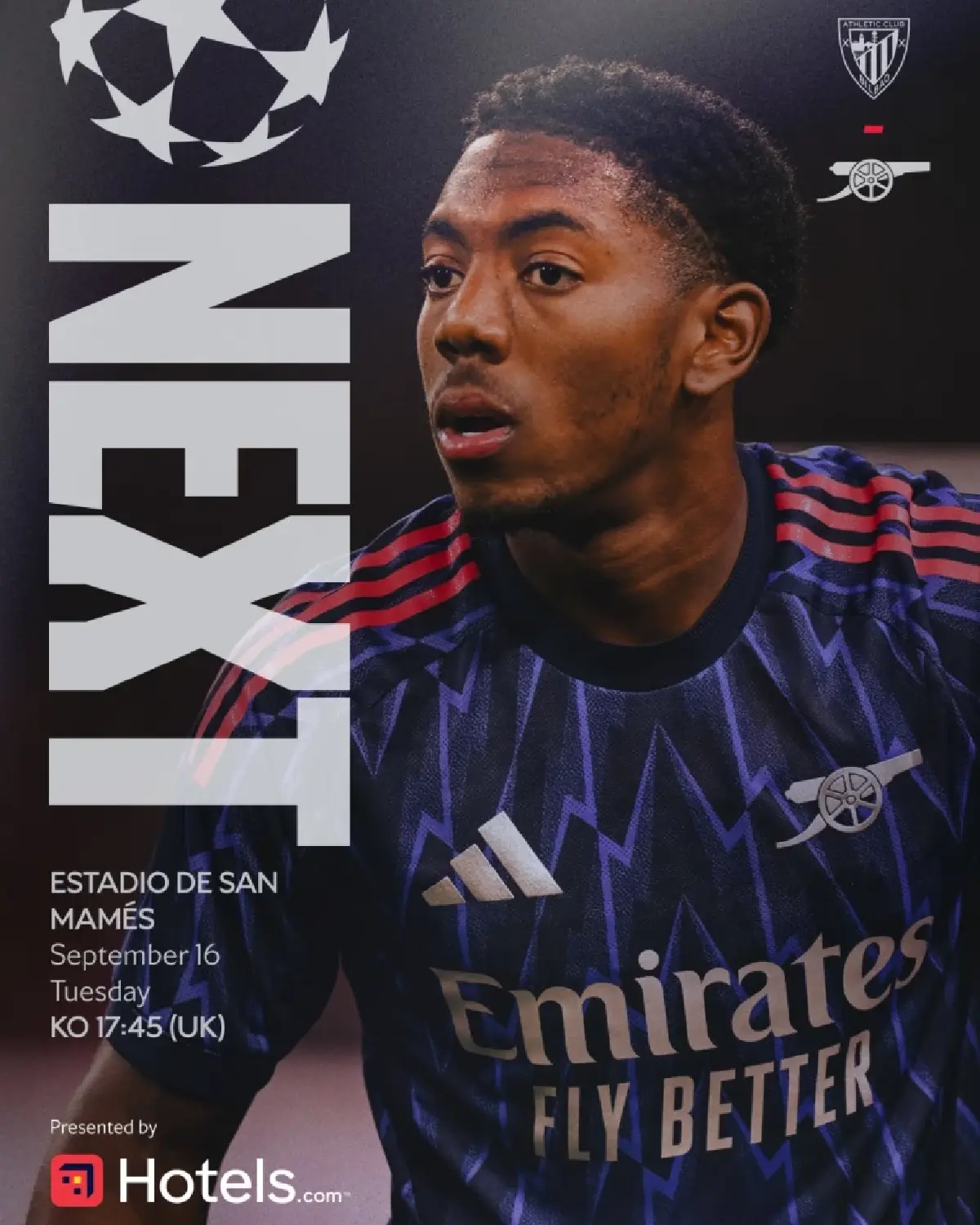 ถ่ายทอดสด บิลเบา พบ อาร์เซน่อล ยูฟ่าแชมเปี้ยนส์ลีก วันนี้ 16 ก.ย.68