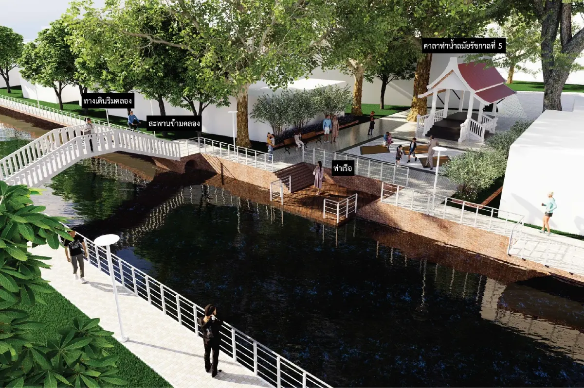 กทม.เดินหน้าปลุกชีวิตคลองสามเสน เชื่อมสกายวอล์กราชวิถี