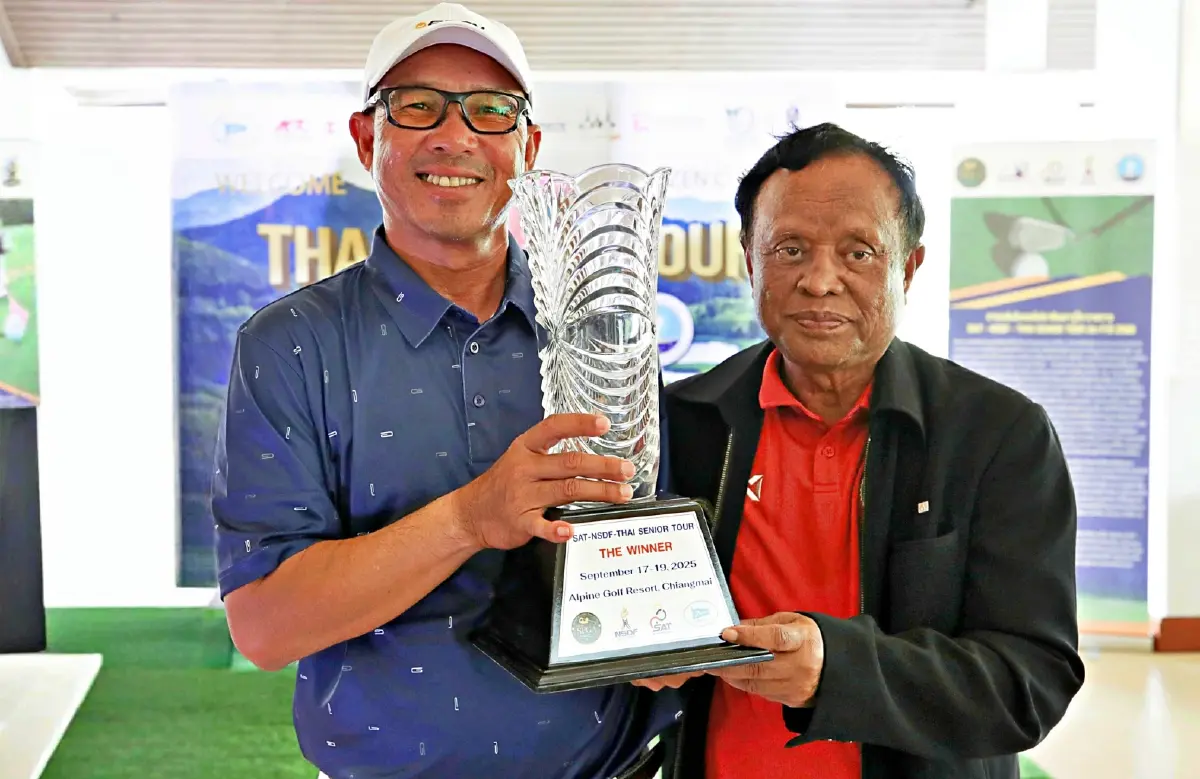 เชาวลิตพลิกเกมสุดมันส์คว้าแชมป์กอล์ฟไทยซีเนียร์ที่อัลไพน์ฯ