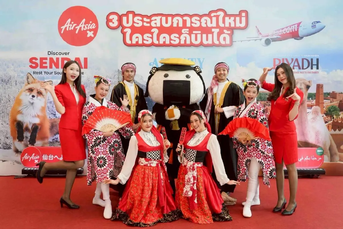 แอร์เอเชีย เอ็กซ์ เปิด 3 เส้นทางบินใหม่ รุกฟื้นธุรกิจ-เสริมฝูงบิน