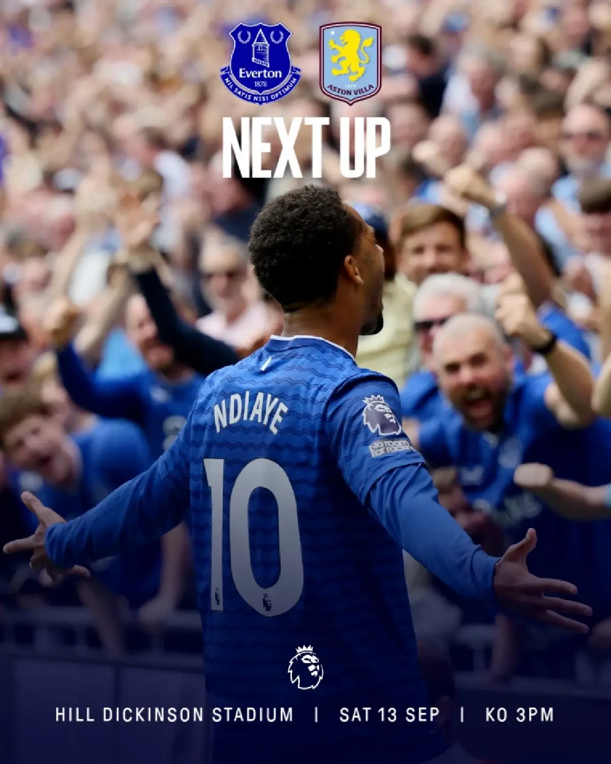 ถ่ายทอดสด เอฟเวอร์ตัน พบ แอสตัน วิลล่า พรีเมียร์ลีก วันนี้ 13 ก.ย.68