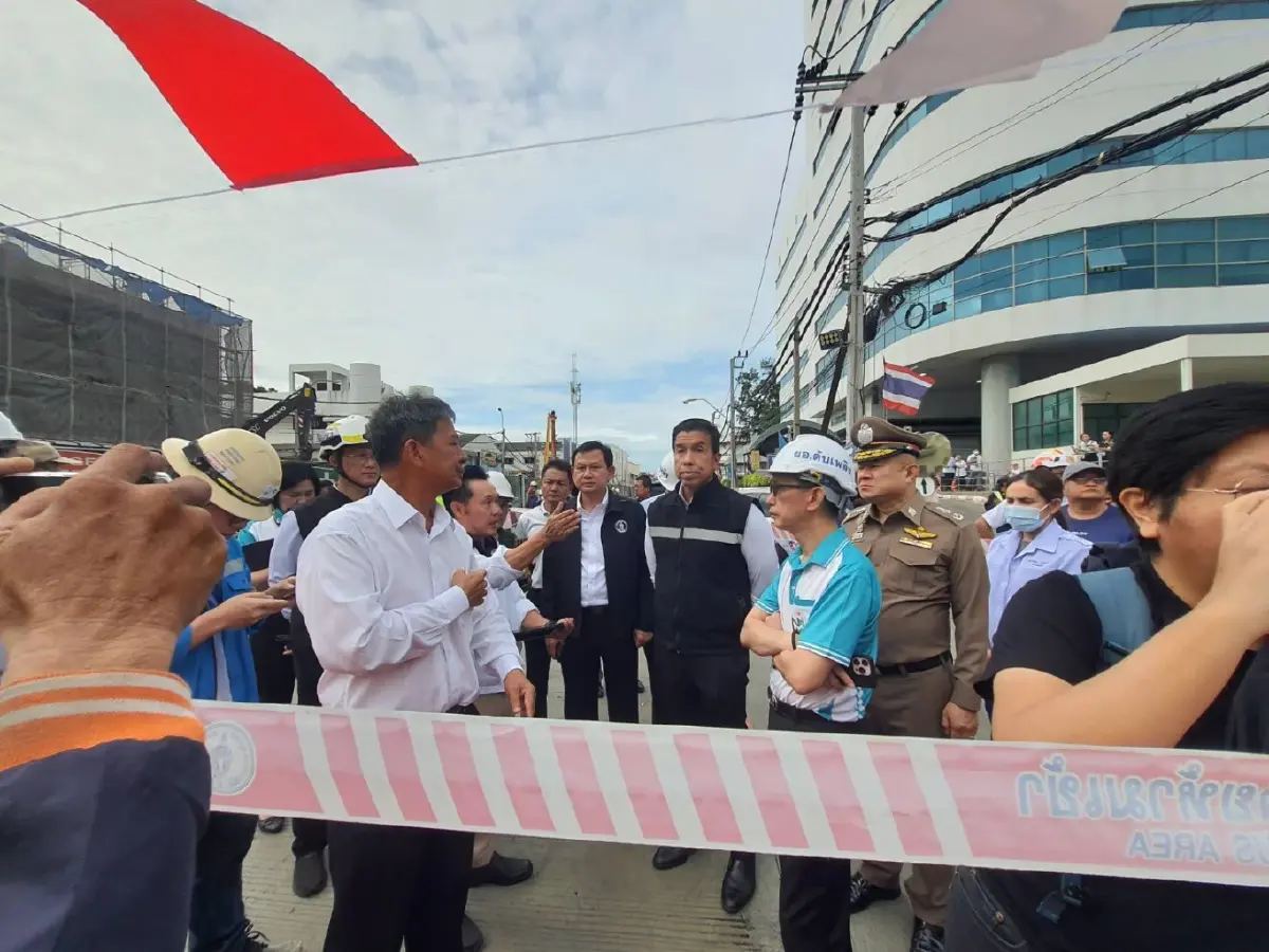 ชัชชาติแจงถนนทรุดหน้า รพ.วชิร ดินไหลเข้าอุโมงค์รถไฟฟ้าใต้ดิน