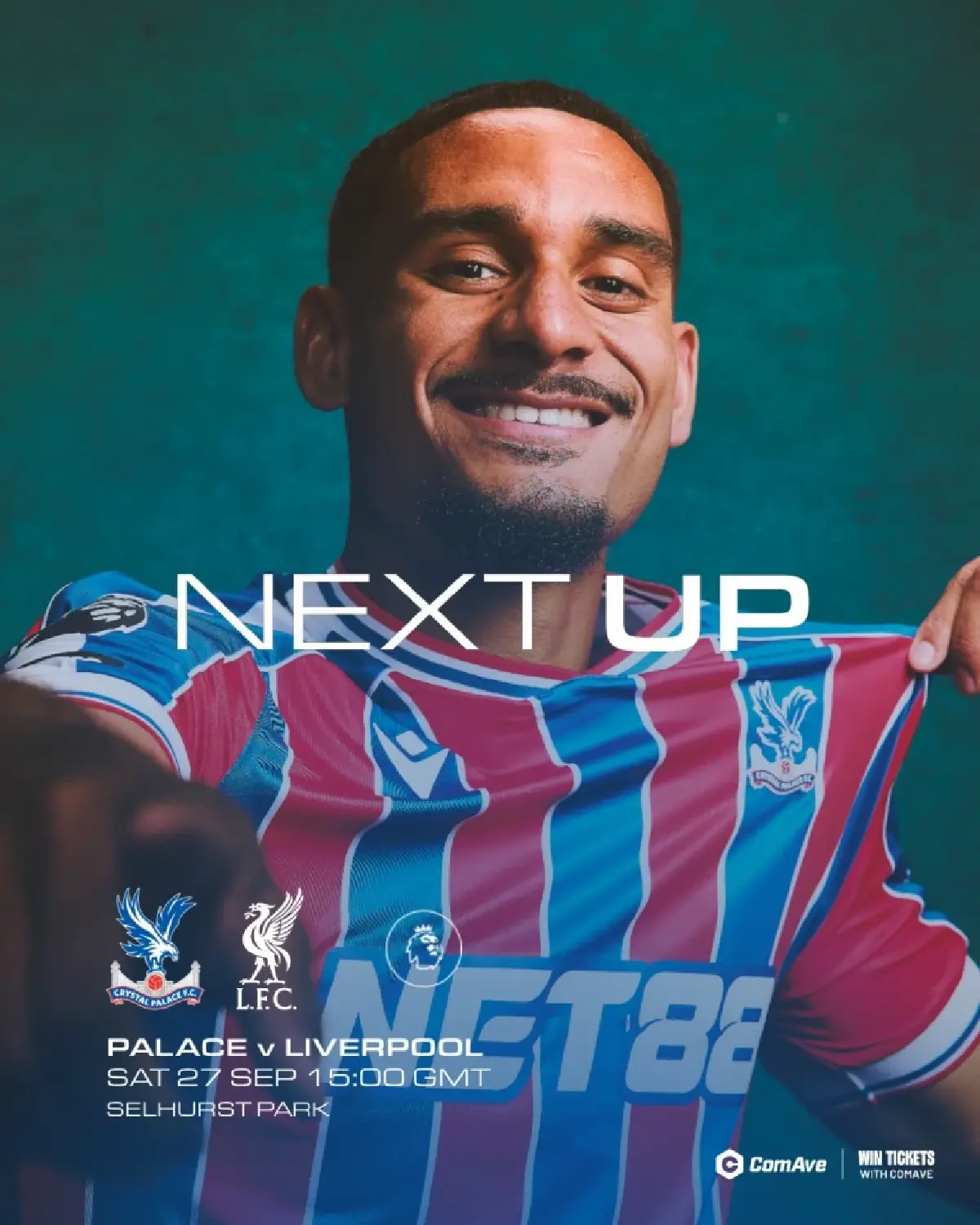 LIVE ถ่ายทอดสด คริสตัล พาเลซ พบ ลิเวอร์พูล พรีเมียร์ลีก วันนี้