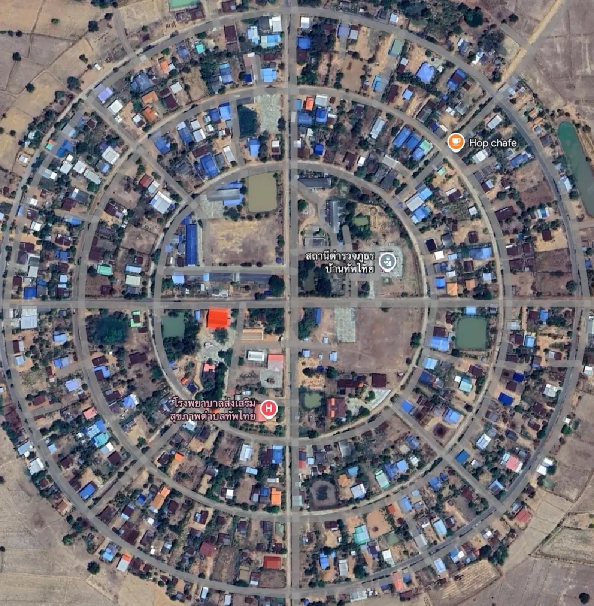 "ทัพไทย" หมู่บ้านวงกลม เอกลักษณ์ สระแก้ว กับผังเมืองสวยสุดในไทย