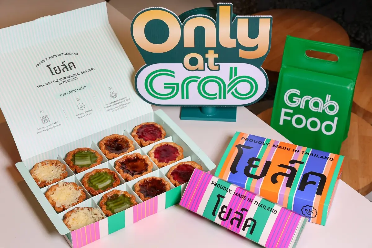 ทาร์ตไข่มาแรง ยอดขาย Grab พุ่ง 80% ร้านเข้าร่วมกว่าหมื่นแห่ง