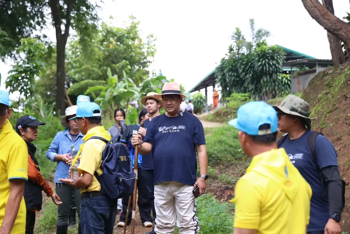ดอยคำผนึกเครือข่ายสร้างฝายชะลอน้ำป่ากักเก็บความชุ่มชื้น