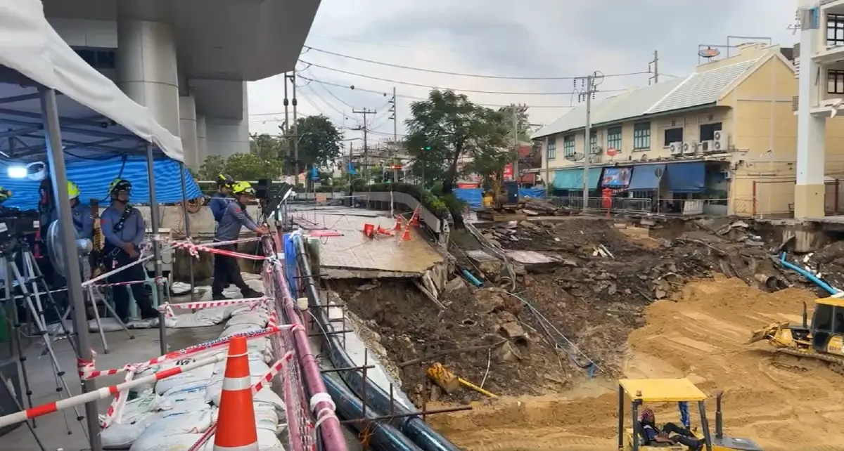 รอยแผลลึกของดินยุบ “ใต้พื้นสามเสน” บทเรียนจากเทคโนโลยีซ่อมยุคใหม่