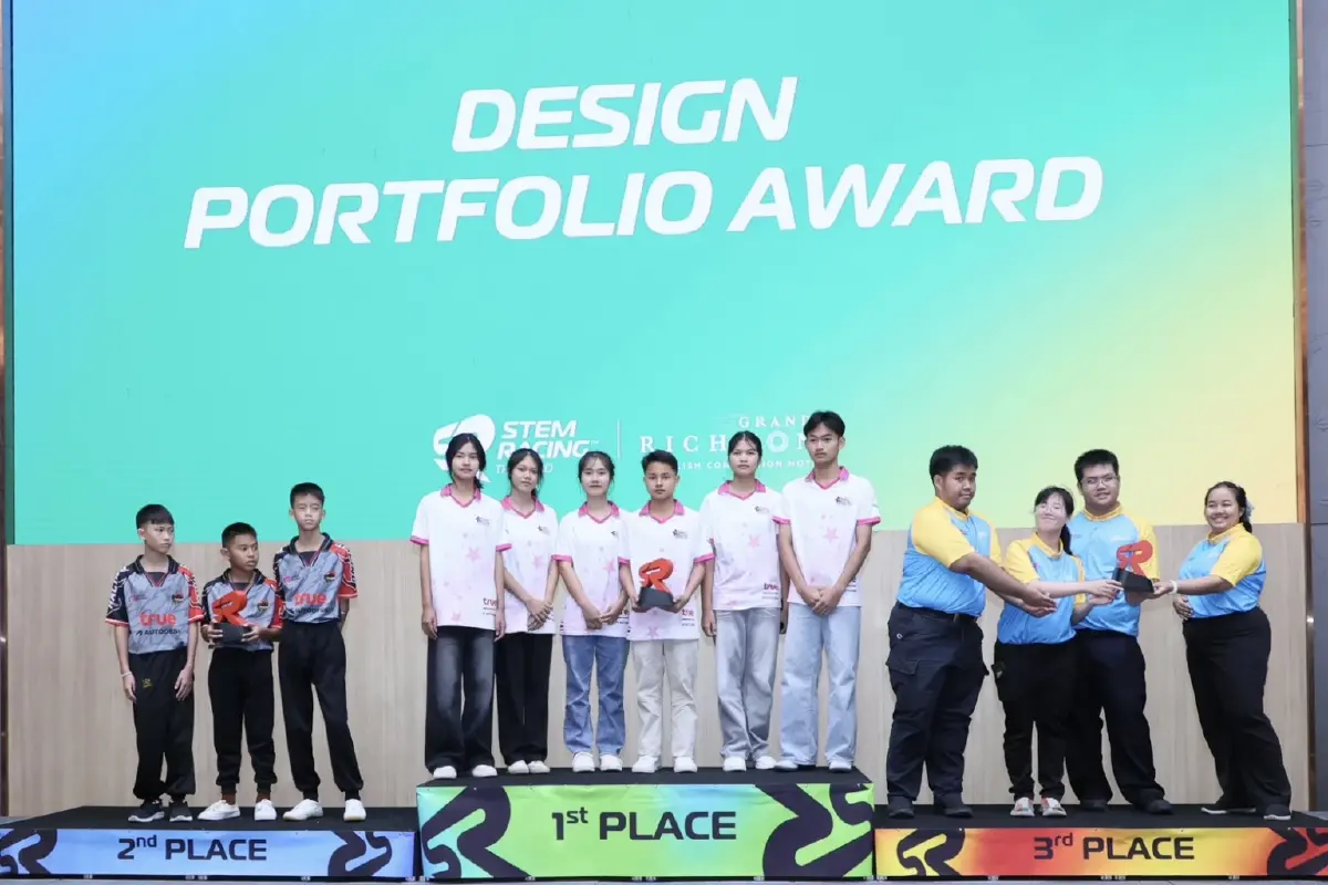 ซีพี–ทรู หนุนเยาวชนไทยคว้า 2 รางวัลใหญ่เวที STEM Racing Thailand National Finals 2025