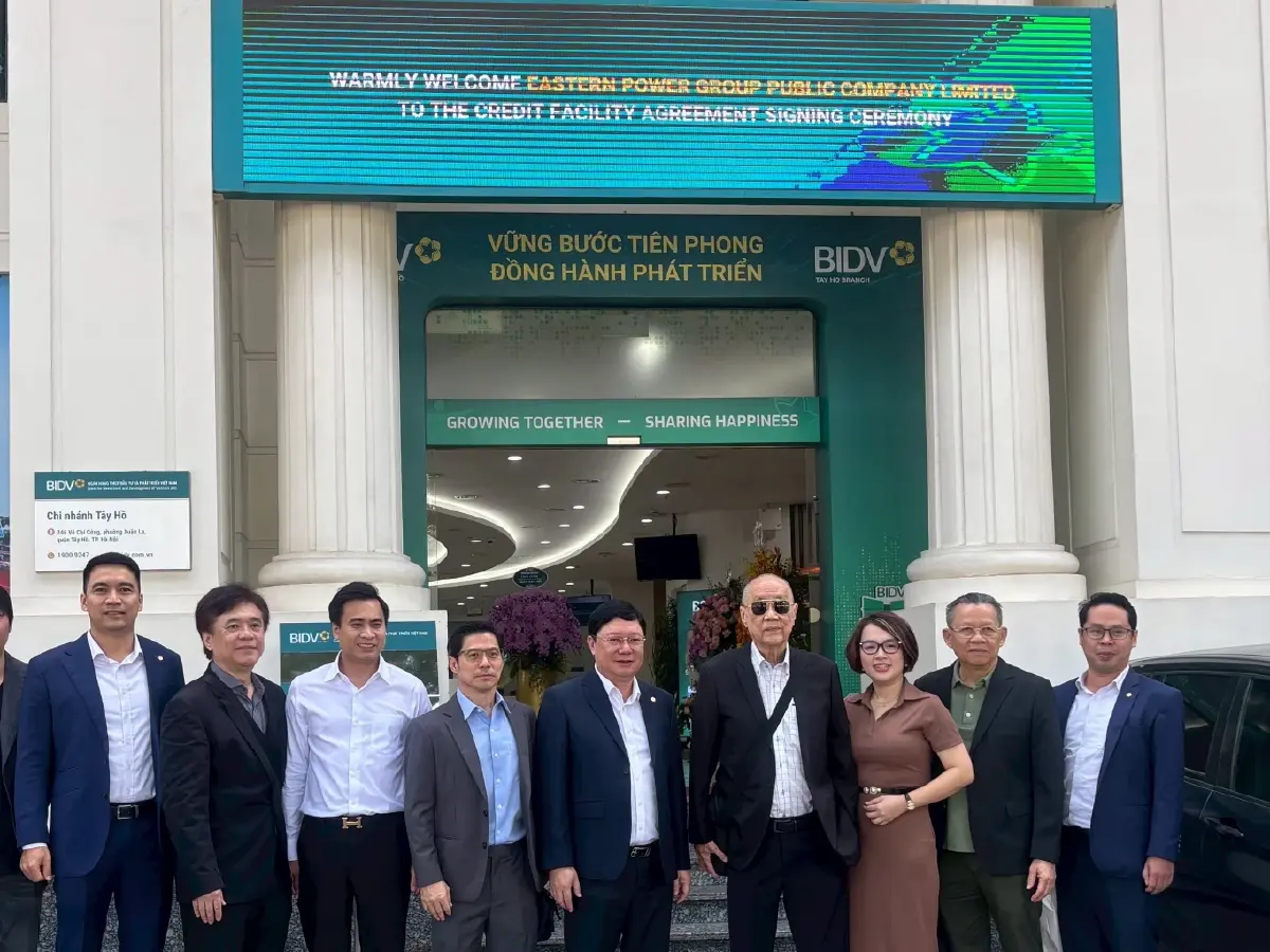 EP ลงนามสัญญาเงินกู้กับ BIDV หนุนวินด์ฟาร์มเวียดนาม 99 MW มูลค่า 3,000 ล้าน