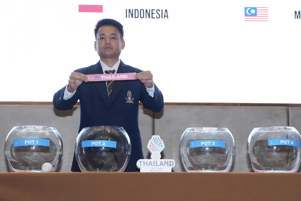 จับสลากซีเกมส์เดือด! ไทยร่วมสายกัมพูชาและติมอร์ฯ บู๊รอบแรกที่สงขลา