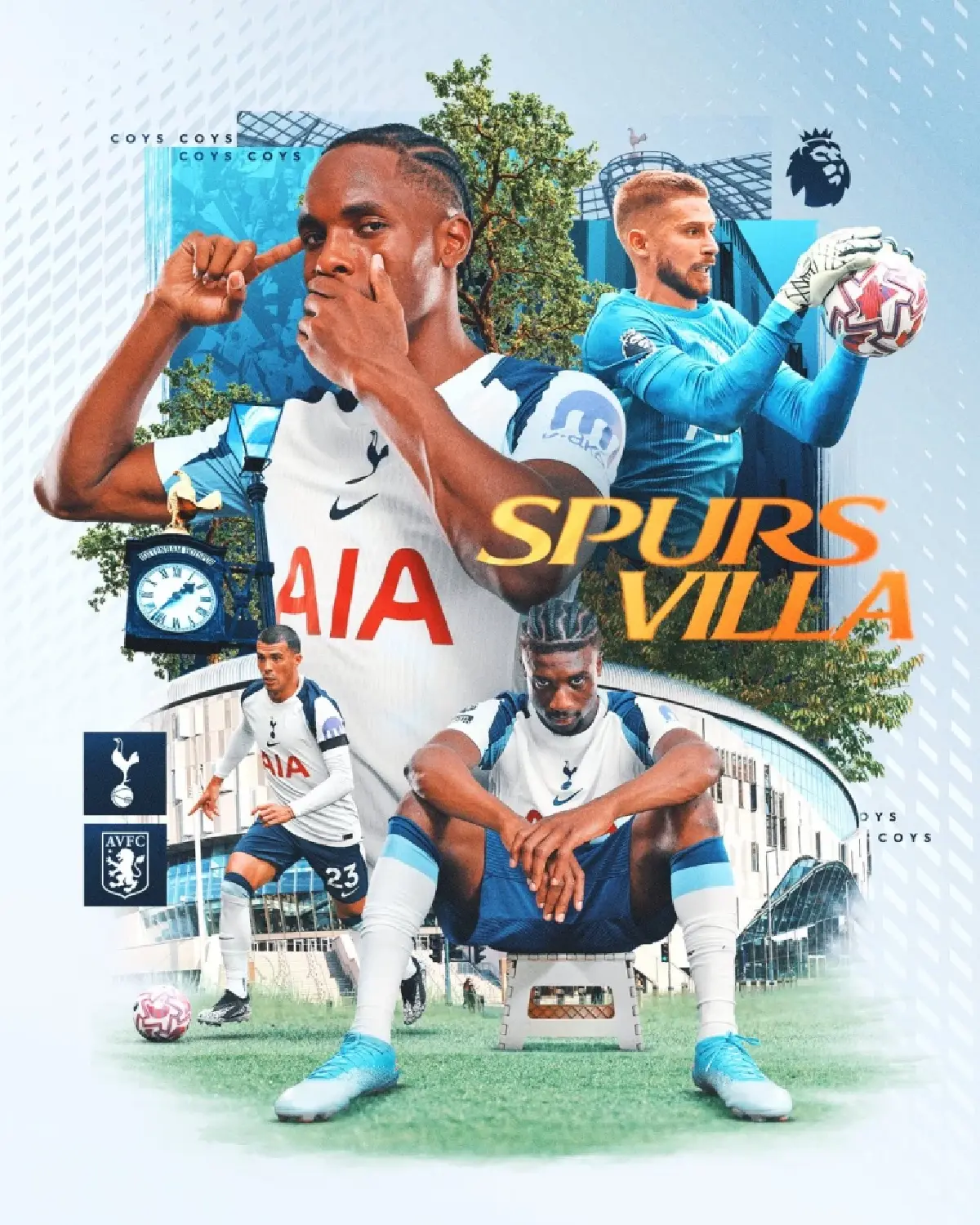 LIVE ถ่ายทอดสด สเปอร์ส พบ แอสตัน วิลล่า พรีเมียร์ลีก วันนี้ 19 ต.ค.68